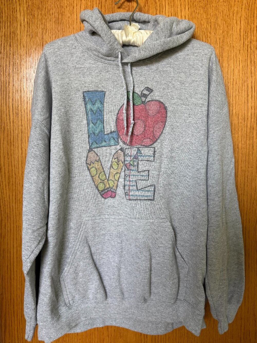 Teacher Hoodie Size Large